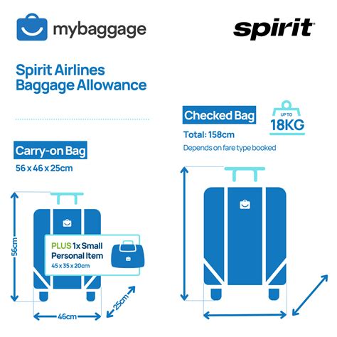 how much does spirit charge for checked bag|spirit carry on size.